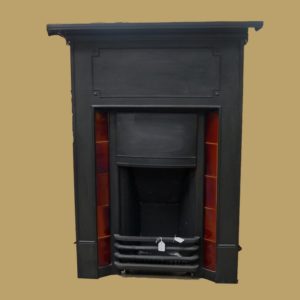 Plain Edwardian Tiled Fireplace
