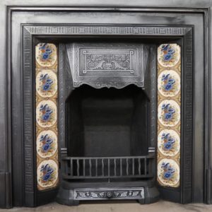 Original Victorian Cast iron insert