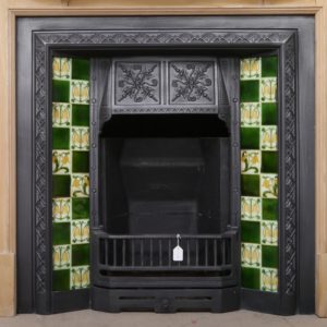 Antique Cast Iron Tiled Insert