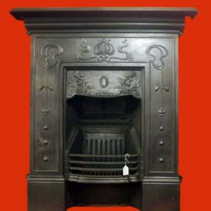 Art Nouveau Cast Iron Combination
