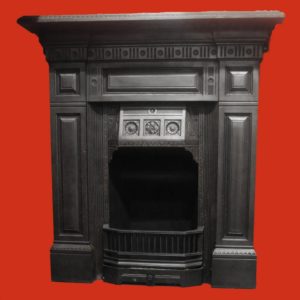 Edwardian Cast Iron Fireplace