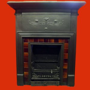 Edwardian Tiled Combination Fire