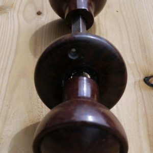 Reclaimed Bakelite Rim Lock Knobs