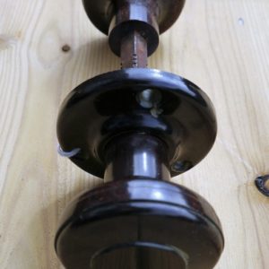 Genuine Bakelite Rim Lock Knobs