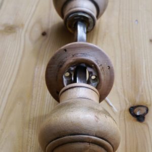 Wooden Rim Lock Knobs