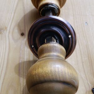 Wooden Antique Rim Lock Knobs