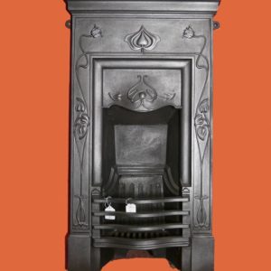 Art Nouveau Combination Fireplace
