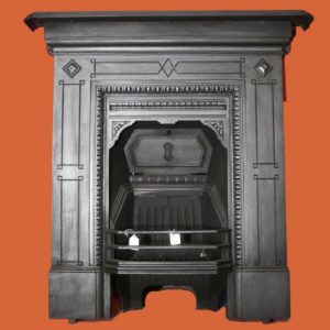 Antique Edwardian Cmbination Fire