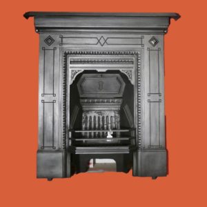 Reclaimed Cast Iron Combination Fire