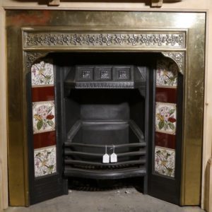 Antique Cast Iron Tiled Insert