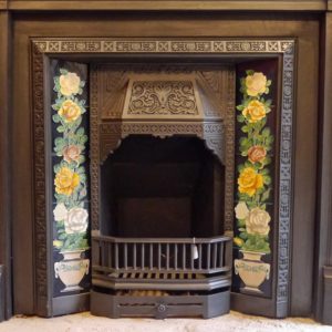 Reclaimed Cast Iron Tiled Insert