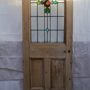 Antique Stained Glass Door