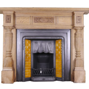 Antique Oak Wooden Surround