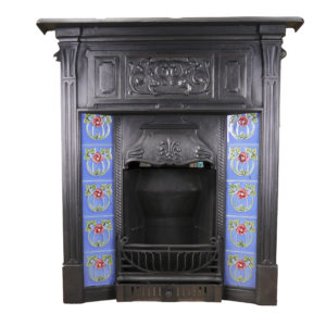 Reclaimed Antique Tiled Combination Fire