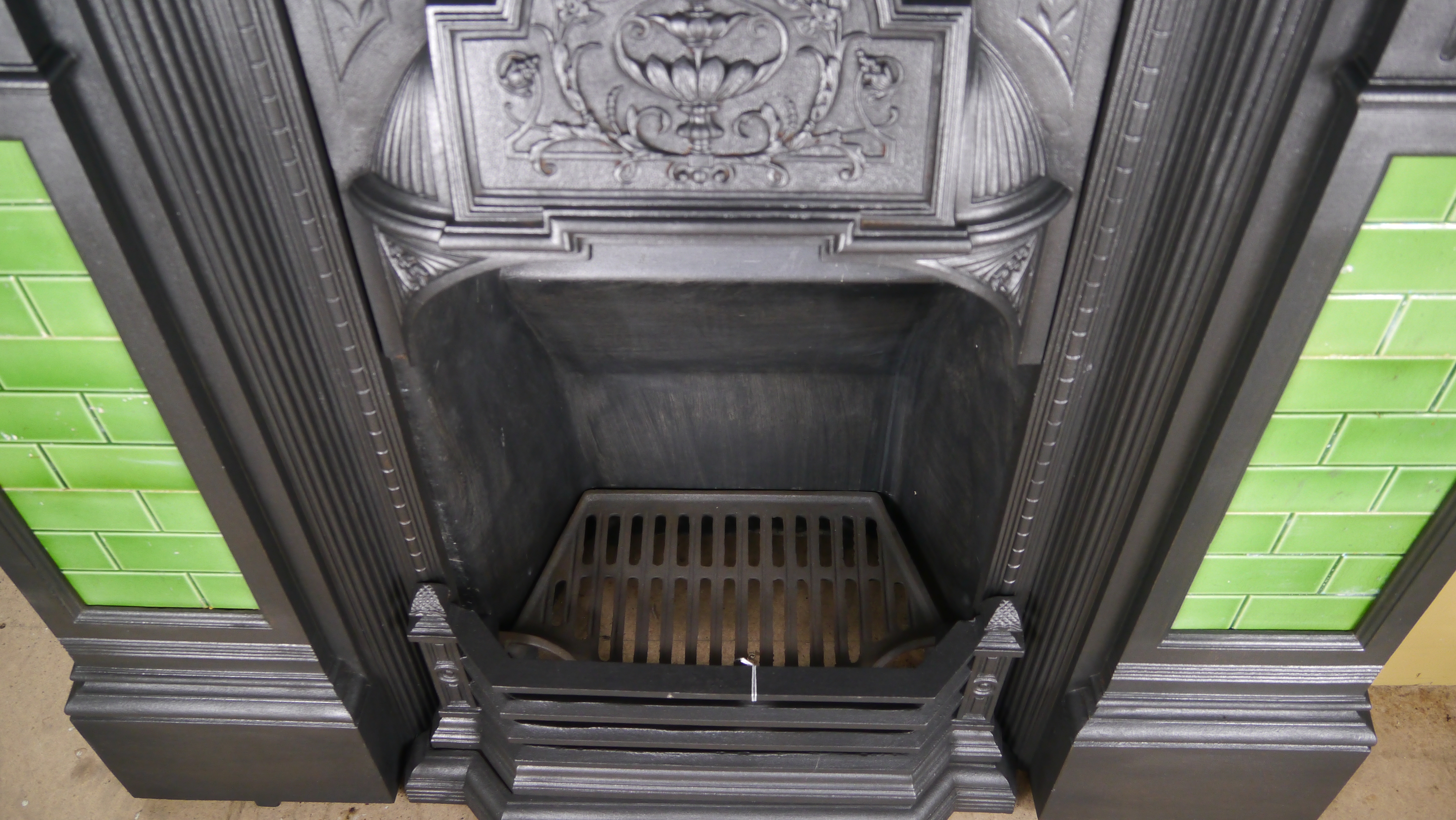 Antique Tiled Combination Fireplace - Image 4