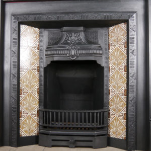 Original Antique Cast iron insert