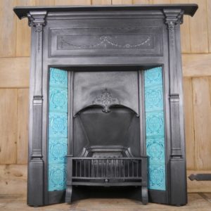 Edwardian Tiled Cast Iron Combination