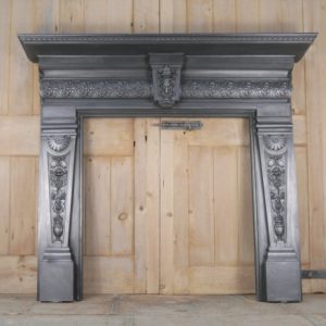 Antique Decorative Cast Iron Surround