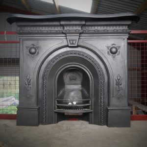 Restored Cast Iron Victorian Surround