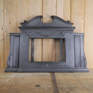 Small Cast Iron Overmantle
