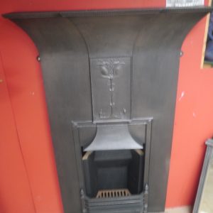 Large Art Nouveau Cast Iron Combination