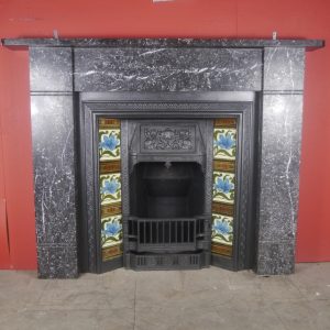 Reclaimed Black Marble Surround