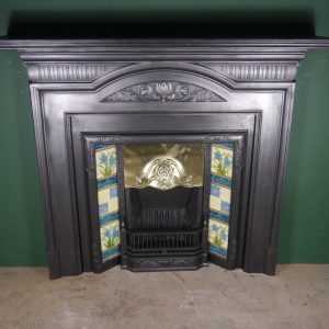 Art Nouveau Cast Iron Surround