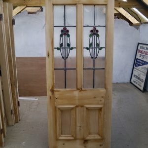 4 Panel Stained Glass Door