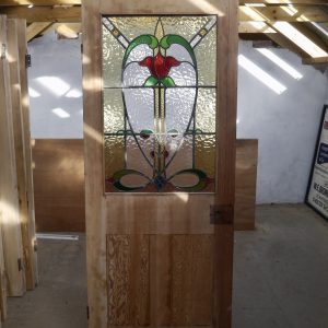 Edwardian Stained Glass Internal Door