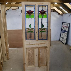 Antique Stained Glass Internal Door