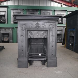 Art Nouveau Cast Iron Combination
