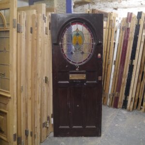 Oval Stained Glass External Front Door