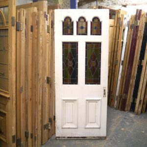 Reclaimed Antique Pine Front Door