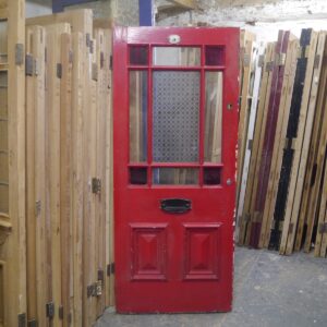 Reclaimed Victorian Marginal Pane Front Door