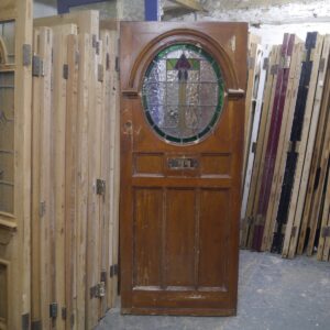 Old Antique Pine External 1930's Door
