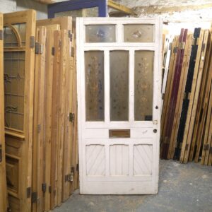 Reclaimed Front Door With Original Glazing