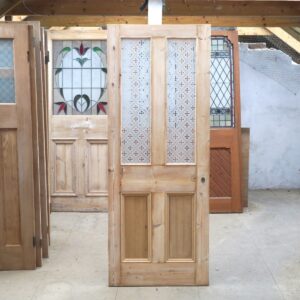 Victorian Internal Door With Etched Glass