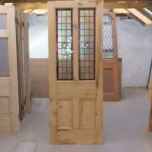 Old Victorian Internal Stained Glass Door
